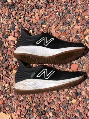 New Balance Black & White kids sneakers. Size 12